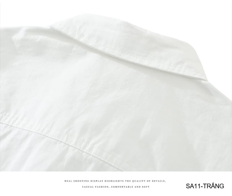 SA11 - Áo sơ mi nam dài tay họa tiết chữ phong cách Nhật Bản, chất cotton mềm mại, dáng rộng thoải mái - ảnh 9