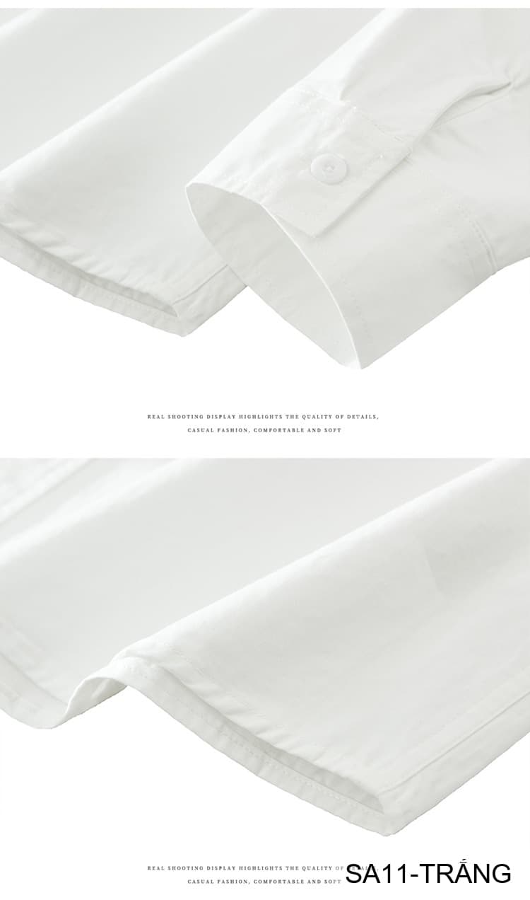 SA11 - Áo sơ mi nam dài tay họa tiết chữ phong cách Nhật Bản, chất cotton mềm mại, dáng rộng thoải mái - ảnh 8