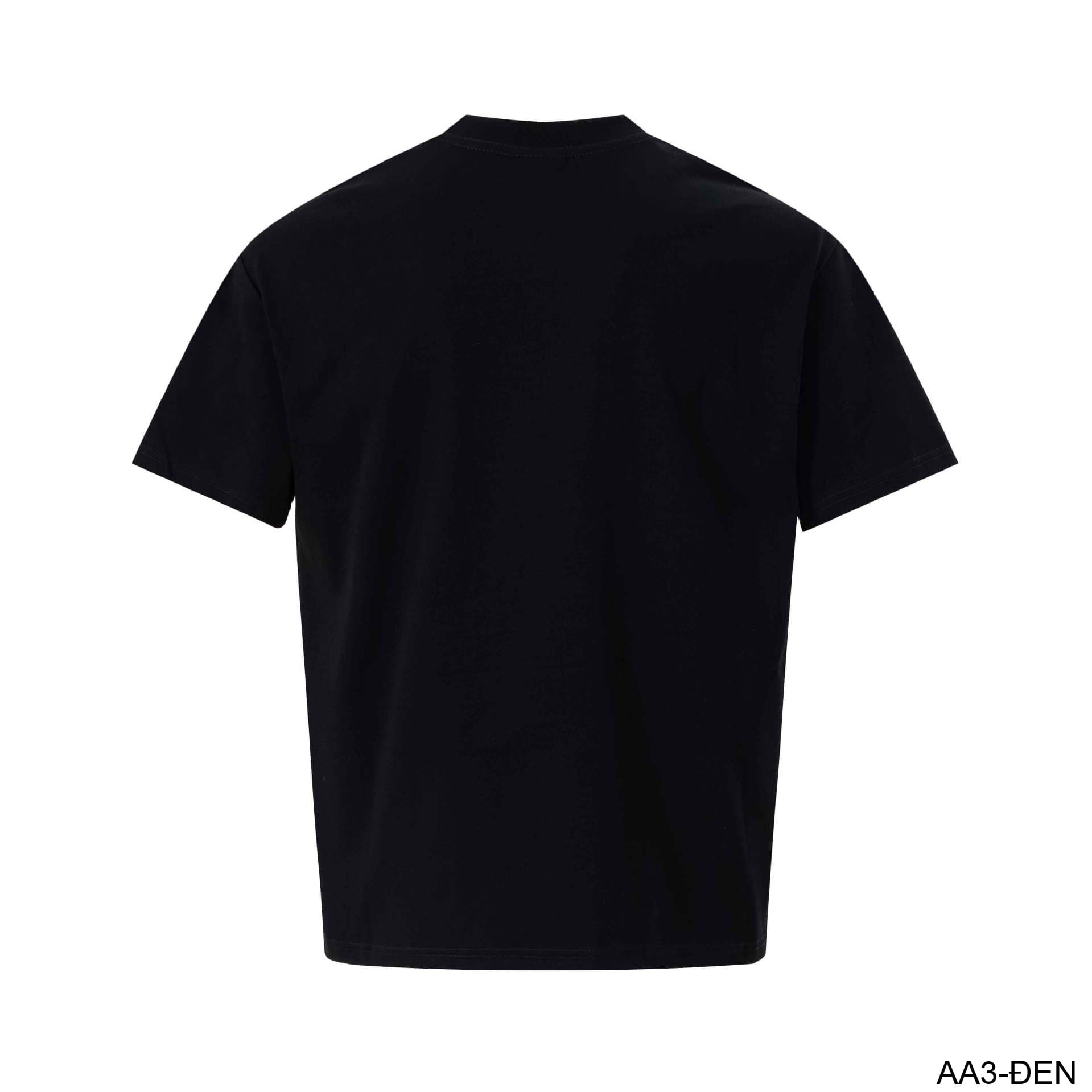 AA3 - Áo thun unisex cổ tròn tay ngắn in chữ retro phong cách streetwear - ảnh 13