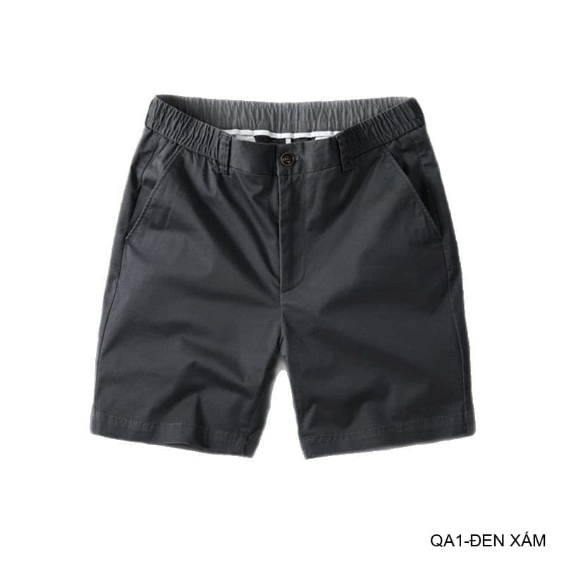 QA1 - Quần short nam ống rộng co giãn, chất cotton thoáng mát, phong cách Nhật Bản mùa hè - ảnh 5