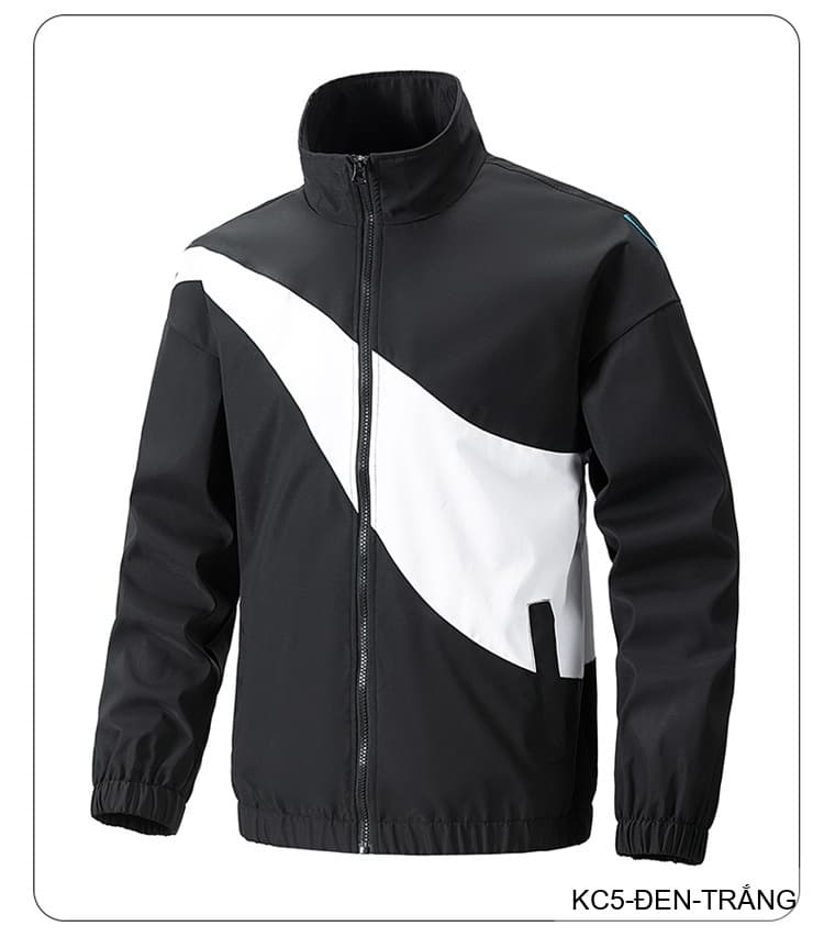 KC5 - Áo jacket nam phối màu thời trang xuân thu chống gió dễ phối đồ - ảnh 9