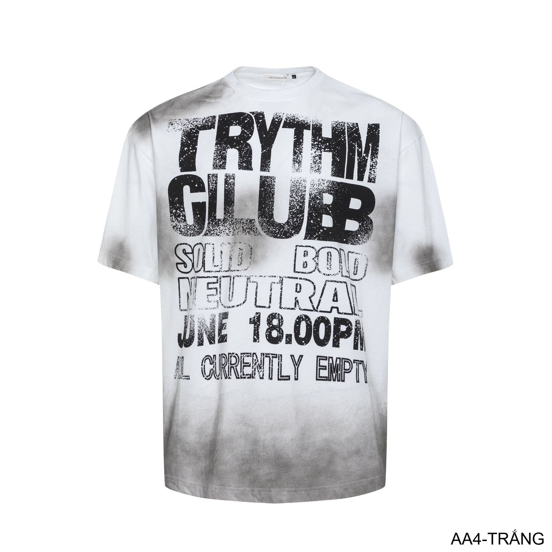 AA4 - Áo thun nam phong cách streetwear Mỹ, cổ tròn tay ngắn, chất cotton , họa tiết chữ nổi bật, form rộng rãi