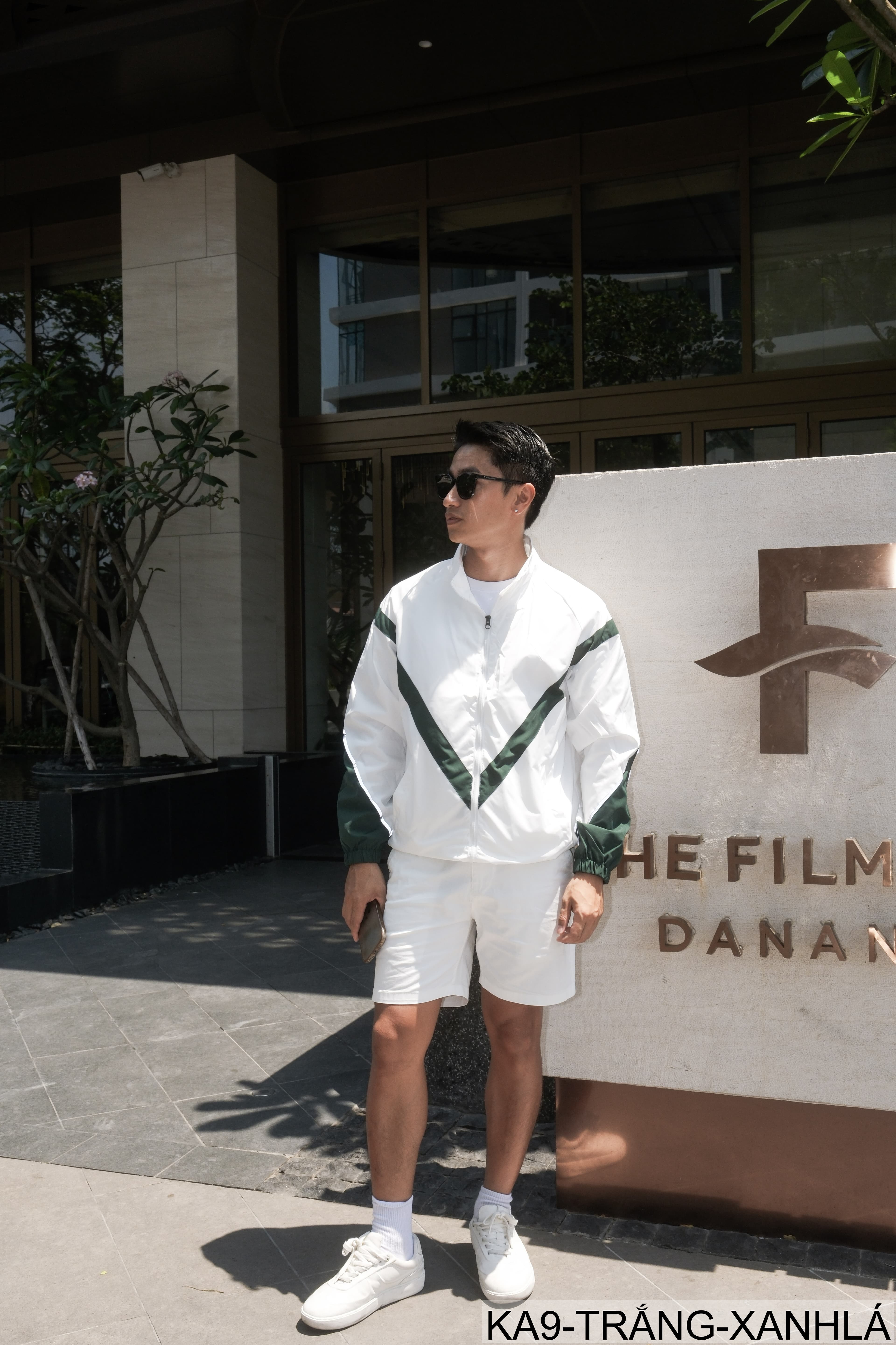 KA9 - Áo khoác nam thể thao phối màu phản quang cổ đứng phong cách streetwear mùa xuân thu - ảnh 7