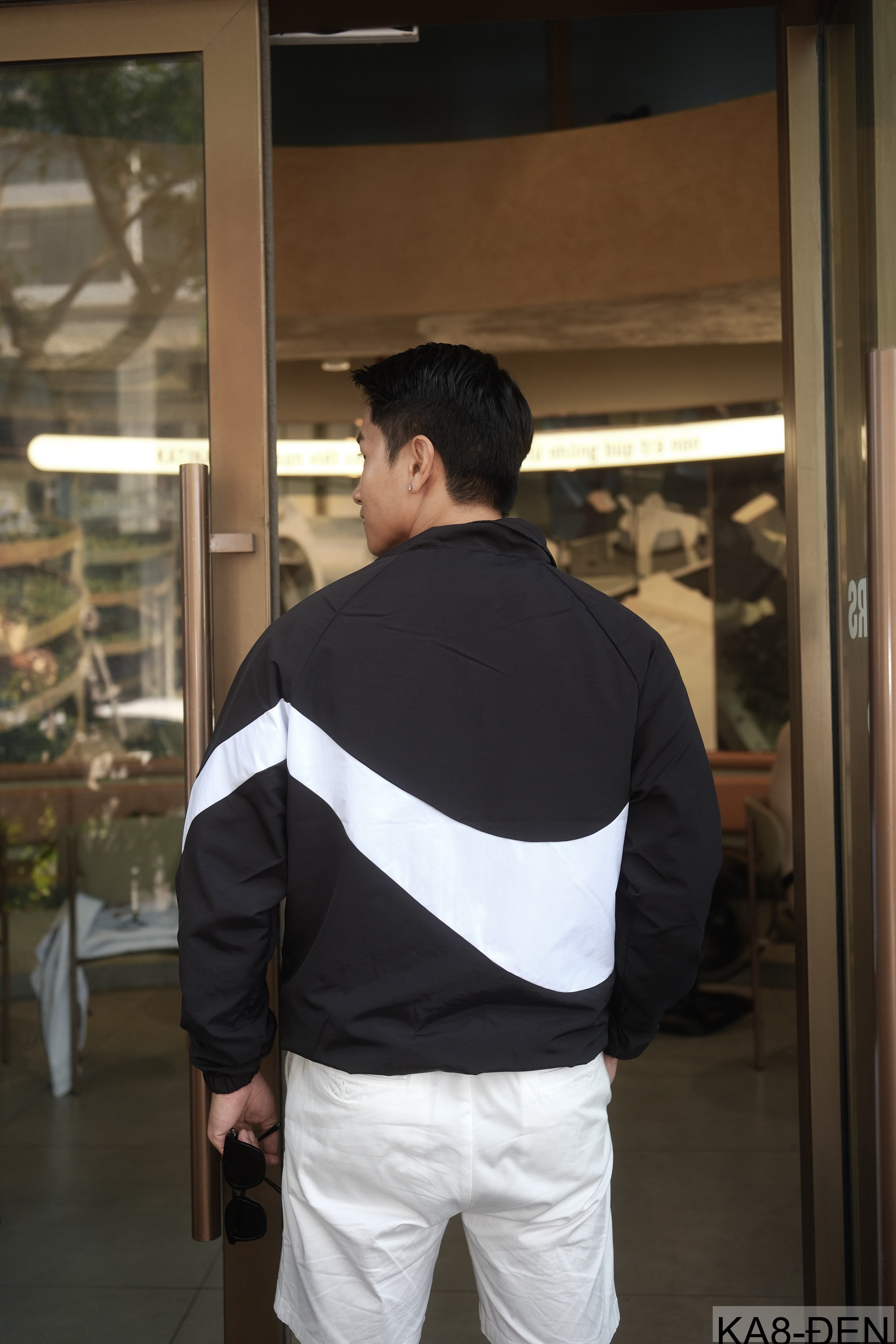 KA8 - Áo khoác nam thể thao phối màu năng động, chất polyester thoáng mát, dáng regular fit - ảnh 3