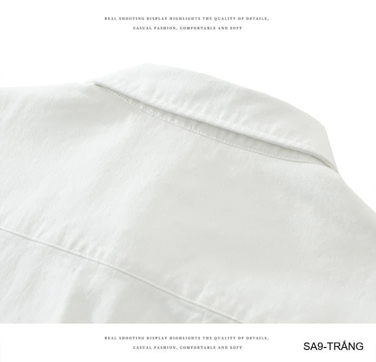 SA9 - Áo sơ mi nam dài tay phong cách Nhật Bản, chất cotton mềm mại, form rộng thoải mái - ảnh 8