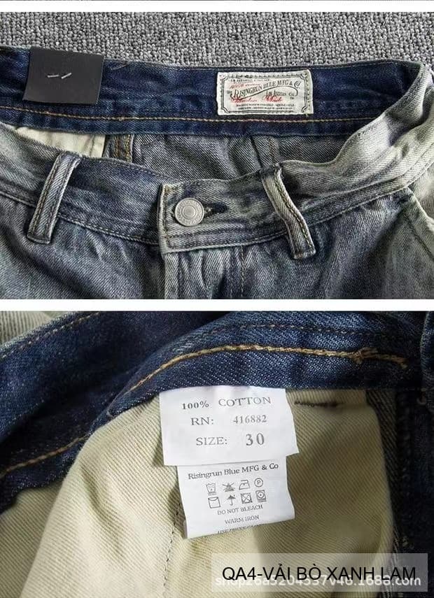 QA4 - Quần short jeans ống rộng phong cách Ami Kaji, chất cotton mềm mại, tôn dáng thanh lịch cho mùa hè - ảnh 10