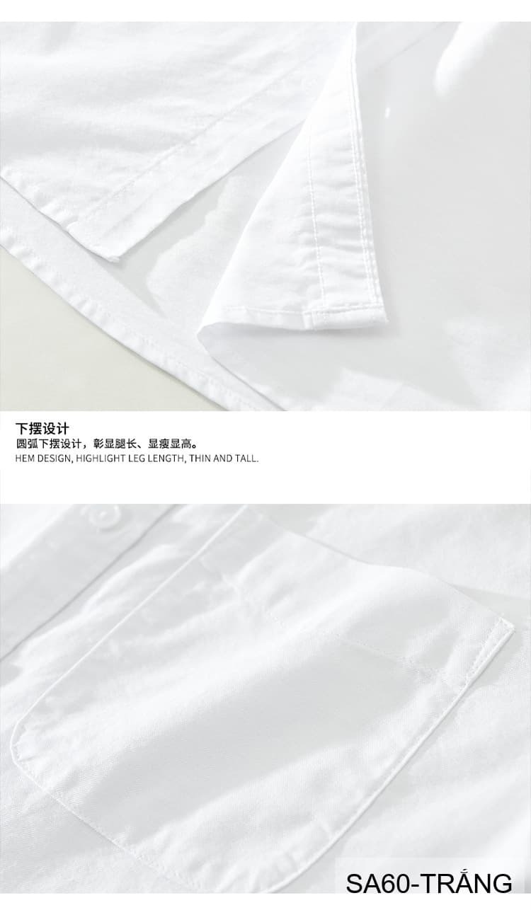 SA60 - Áo Sơ Mi Nam Tay Ngắn Phong Cách Nhật Bản Chất Cotton Thoáng Mát Đa Dụng - ảnh 15