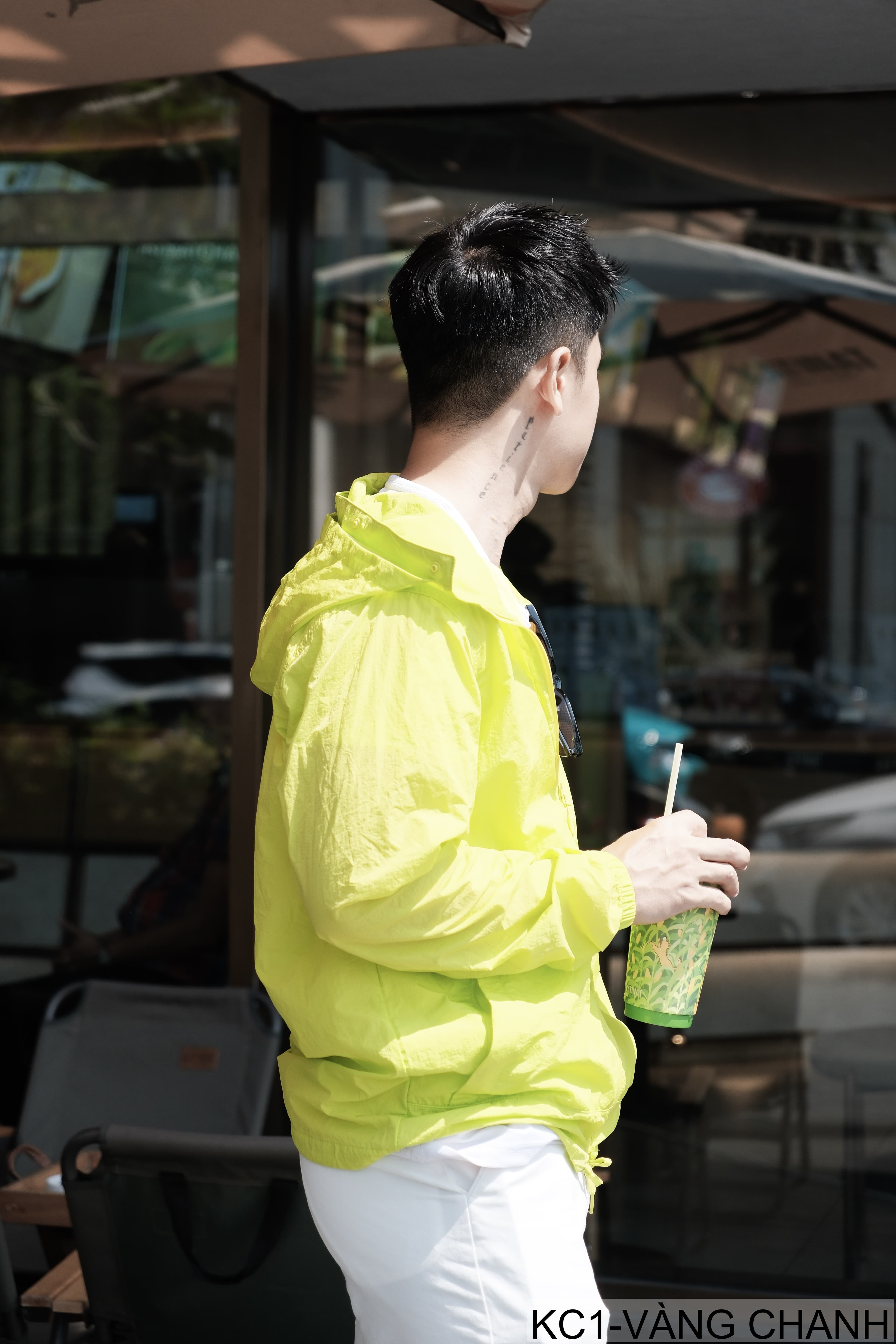 KC1 - Áo khoác chống nắng nam nữ UPF50+ siêu mỏng, thoáng khí, dáng rộng, có mũ trùm đầu - ảnh 3