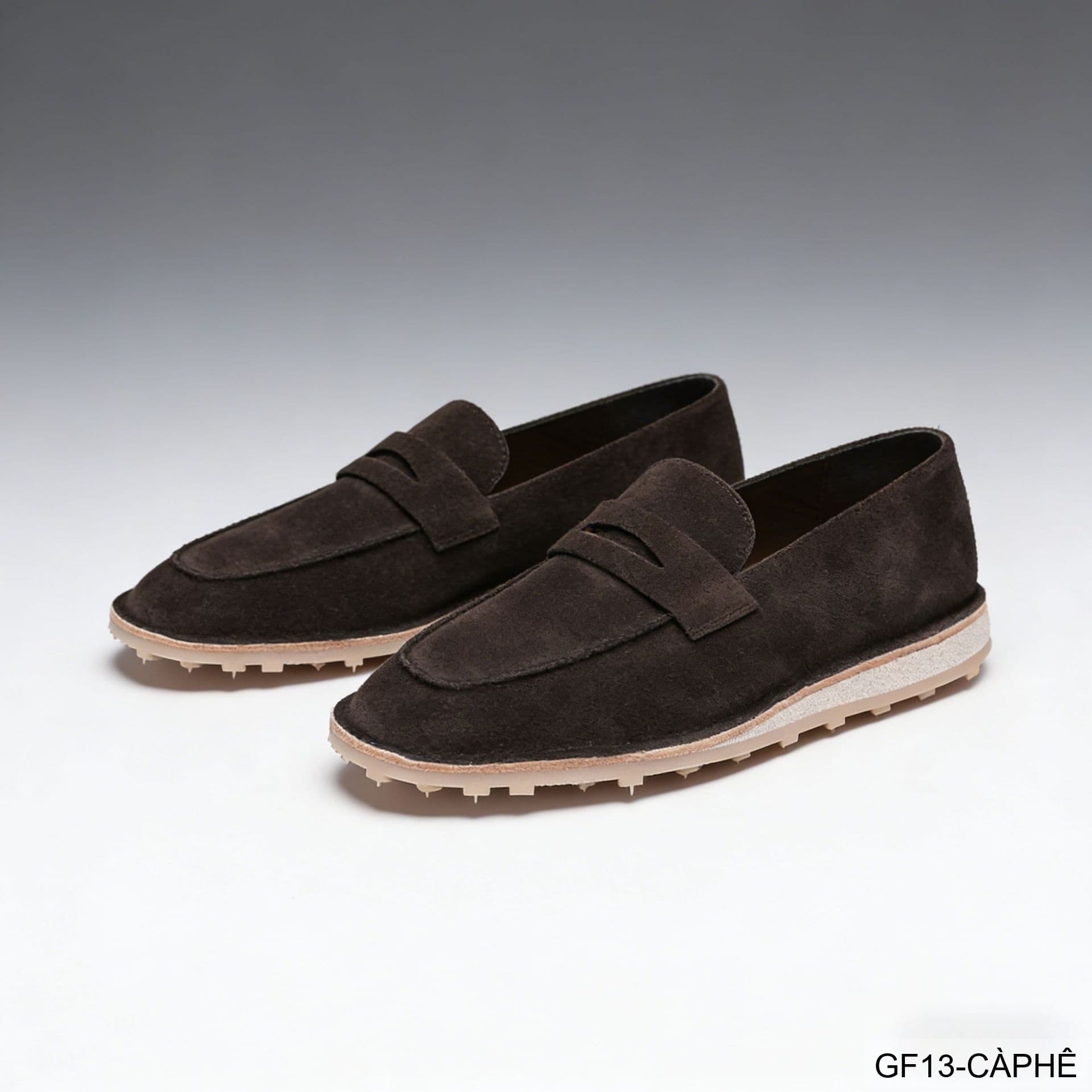 GF13 - Giày lười nam đế mềm kiểu Moccasin mùa hè - Da nubuck thoáng khí - ảnh 2