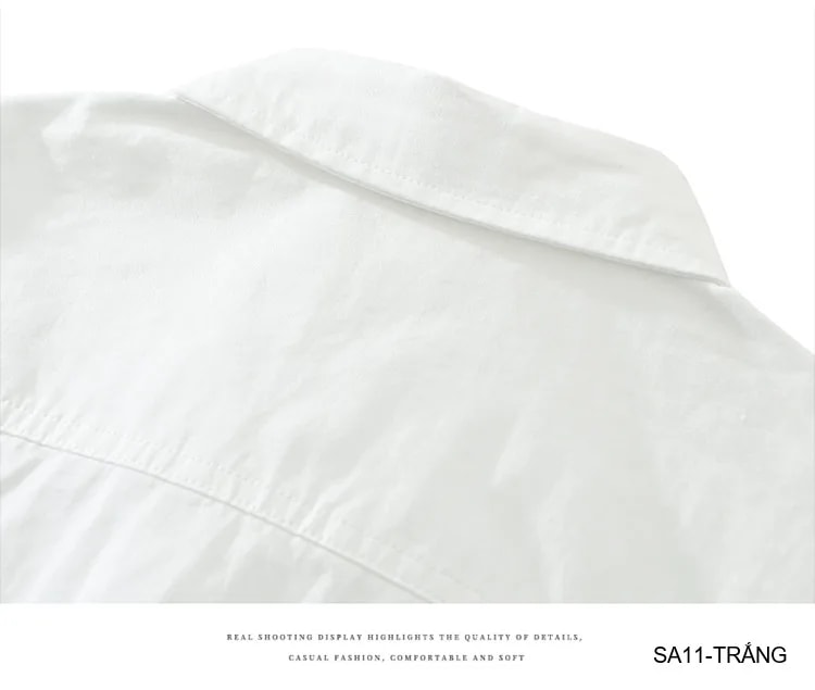 SA11 - Áo sơ mi nam dài tay họa tiết chữ phong cách Nhật Bản, chất cotton mềm mại, dáng rộng thoải mái - ảnh 11