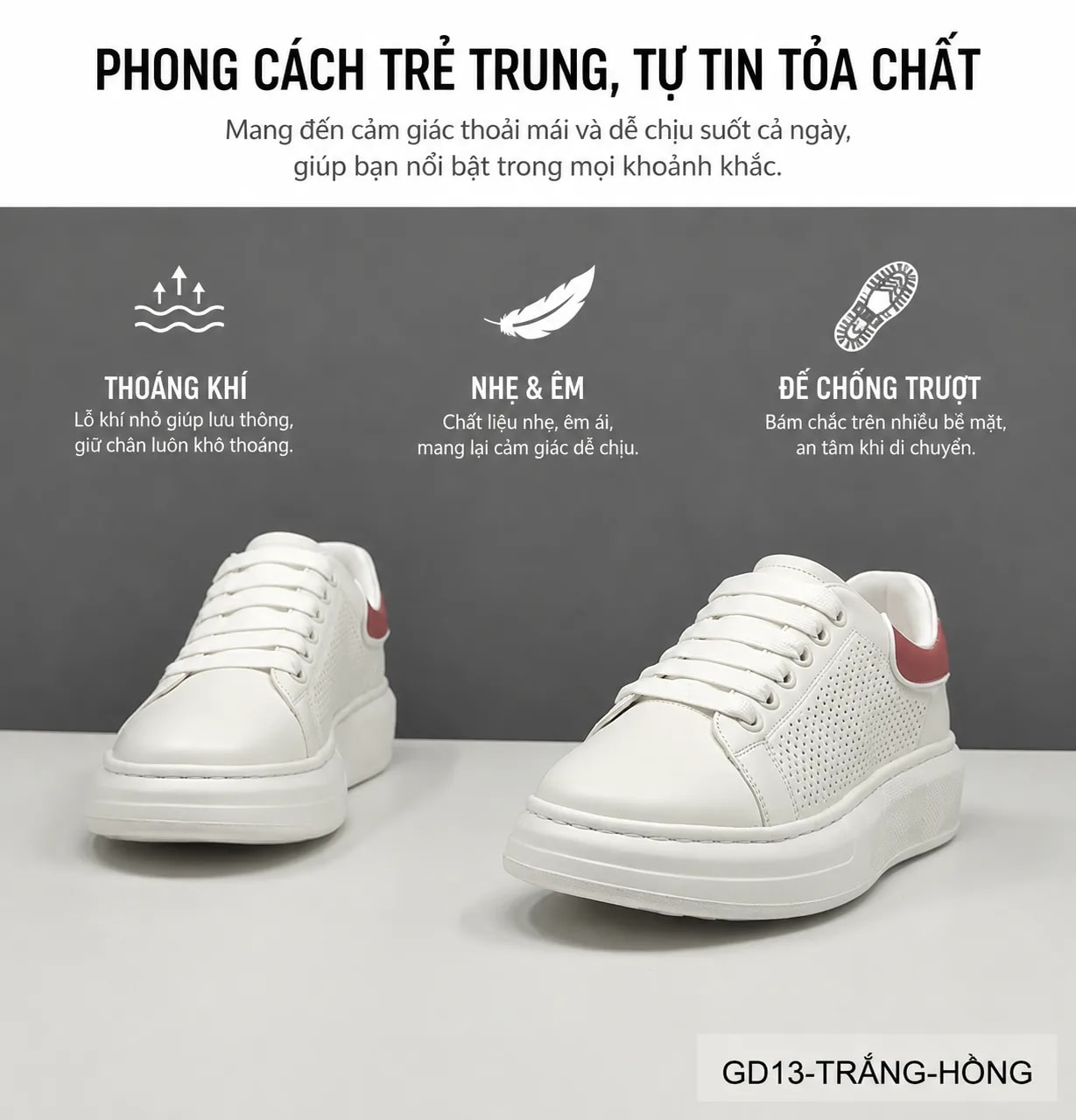 GD13 - Giày nam da thật đế dày tăng chiều cao phong cách châu Âu - ảnh 6