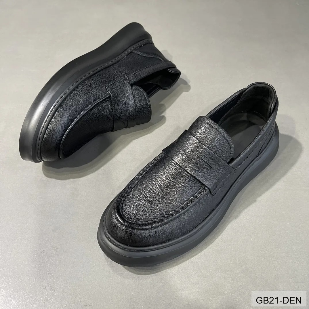 GB21 - Giày lười nam mùa hè da mềm thiết kế thoáng khí - ảnh 10