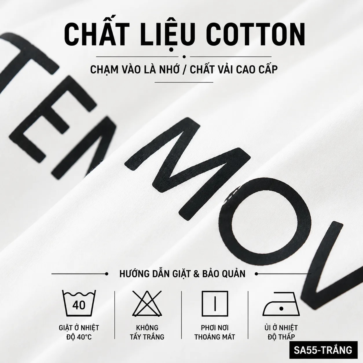 SA55 - Áo sơ mi nam tay dài in chữ phong cách Nhật Bản, form rộng, cotton 100% - ảnh 4