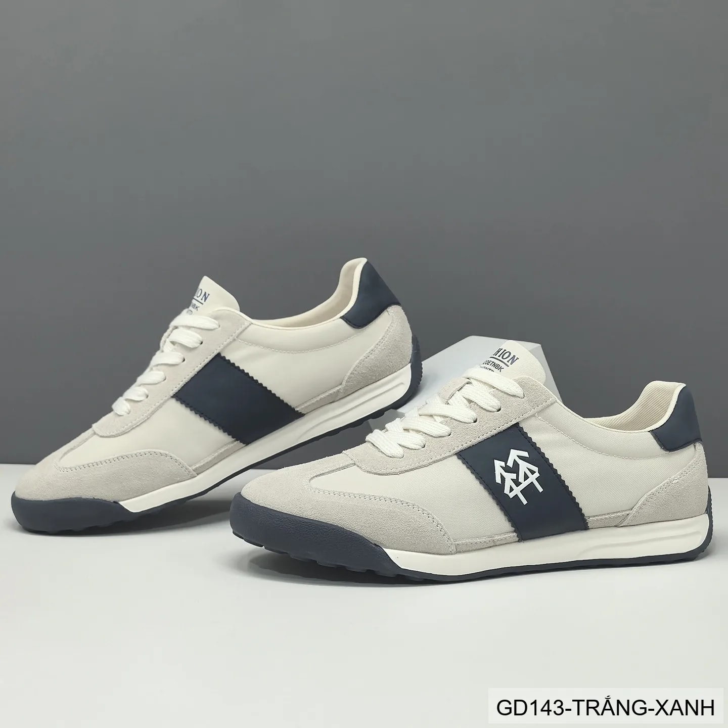 GD143 - Giày thể thao nam da nubuck phối màu khối, phong cách Hàn Quốc, đế TPU êm chân - ảnh 4