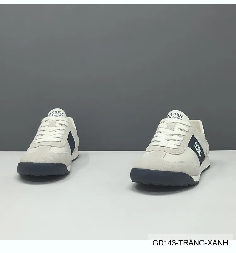 GD143 - Giày thể thao nam da nubuck phối màu khối, phong cách Hàn Quốc, đế TPU êm chân - ảnh 12