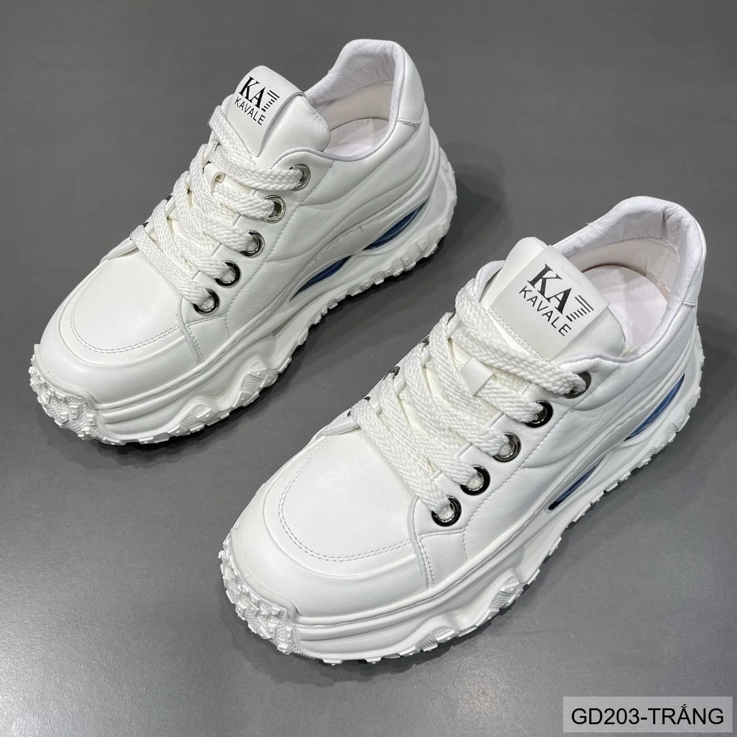 GD203 - Giày nam da bò cao cấp kiểu dad shoes đế dày tăng chiều cao - ảnh 3