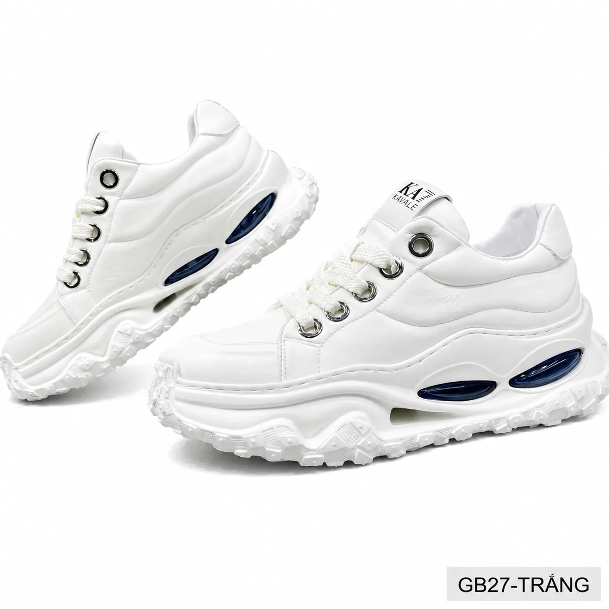 GB27 - Giày nam da bò cao cấp đế dày tăng chiều cao kiểu dad shoes thời trang - ảnh 3
