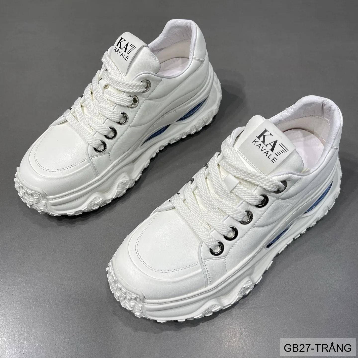 GB27 - Giày nam da bò cao cấp đế dày tăng chiều cao kiểu dad shoes thời trang - ảnh 4