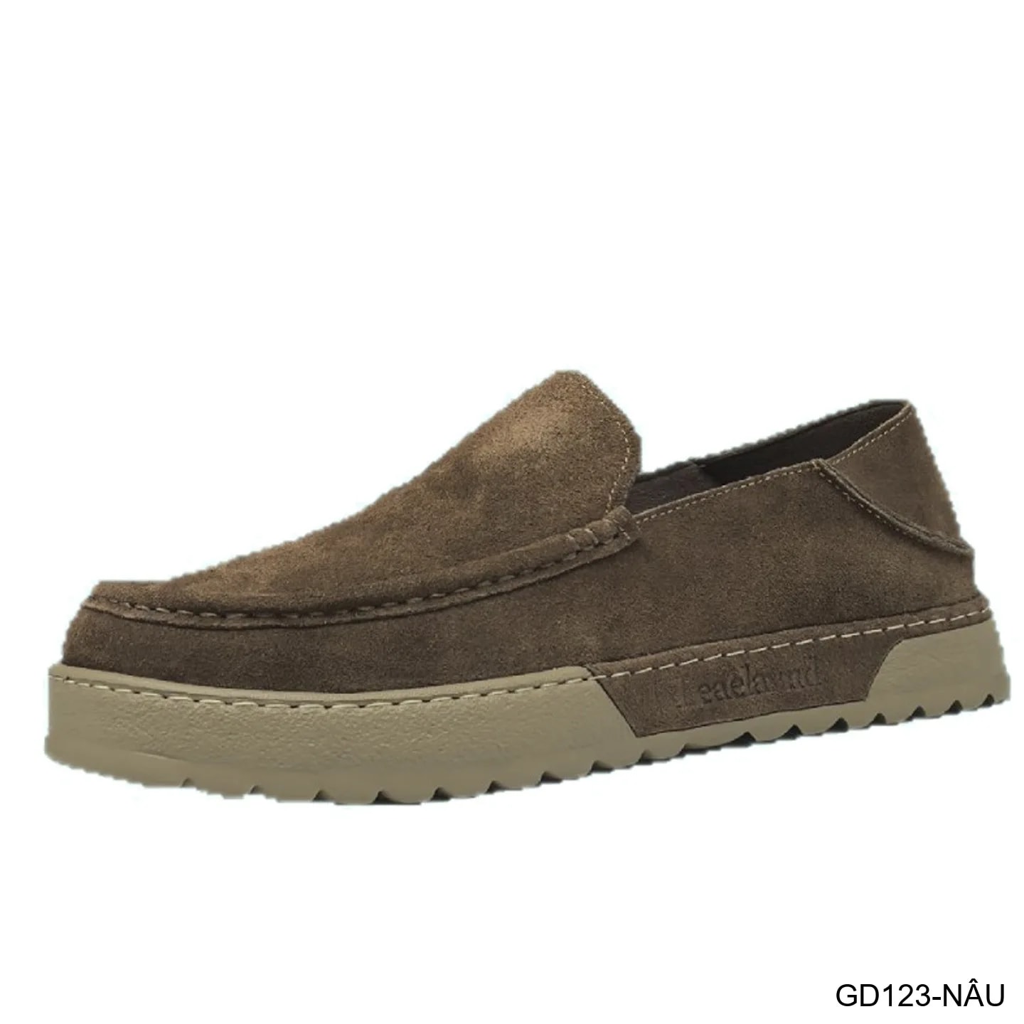 GD123 - Giày lười nam da lộn phong cách châu Âu, êm chân, thời trang casual - ảnh 6