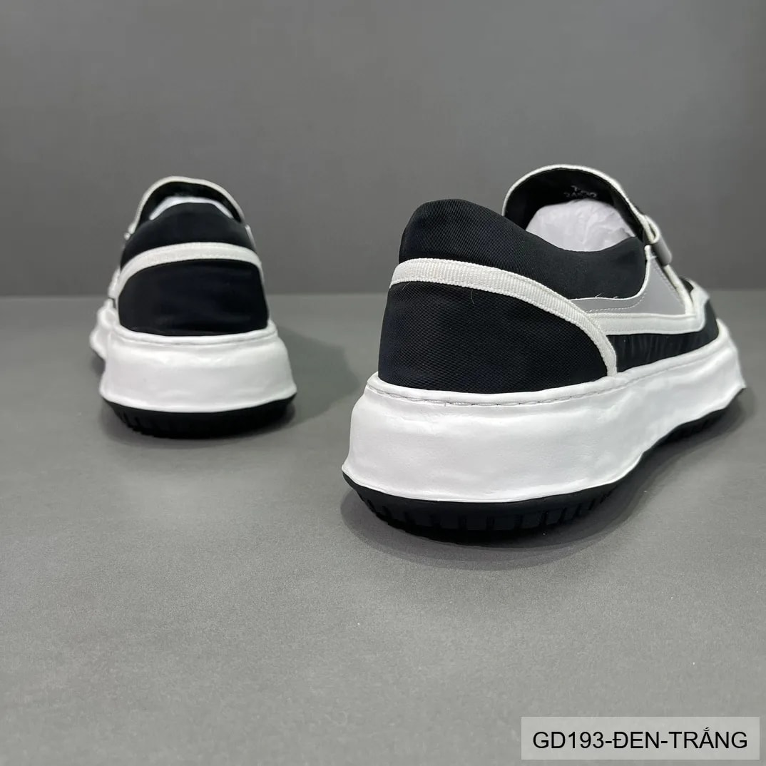 GD193 - Giày thể thao nam đế dày phối màu đen trắng phong cách thường ngày - ảnh 7