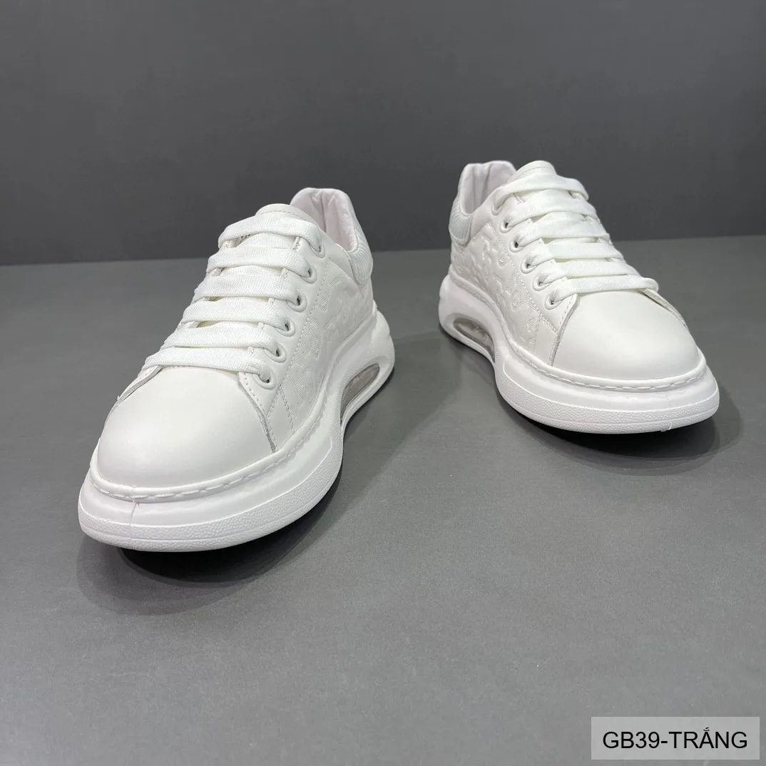 GB39 - Giày thể thao nam trắng đế dày tăng chiều cao, thoáng khí, phong cách thời trang trẻ trung - ảnh 4