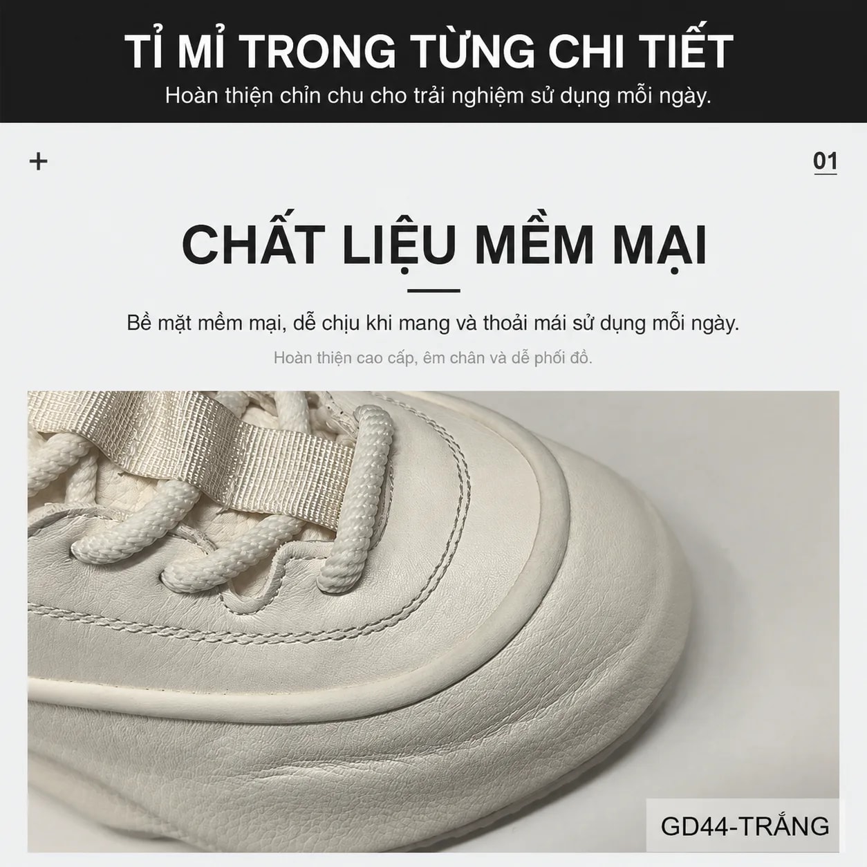 GD44 - Giày nam da bò thật đế dày tăng chiều cao phong cách thể thao retro - ảnh 7