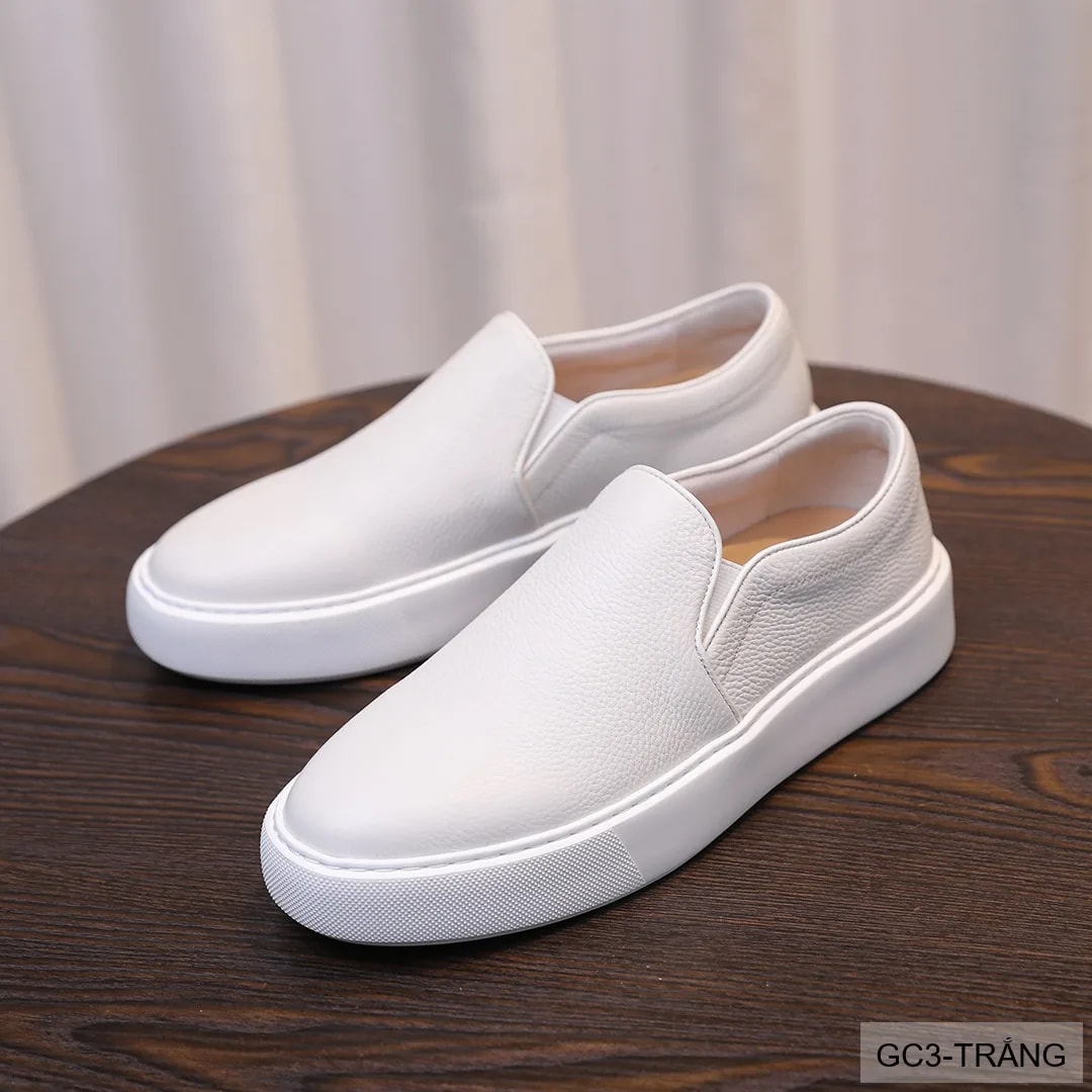 GC3 - Giày Thể Thao Nam Đế Cao Phong Cách Hàn Quốc, Chất Liệu Da , Nhiều Màu - ảnh 3