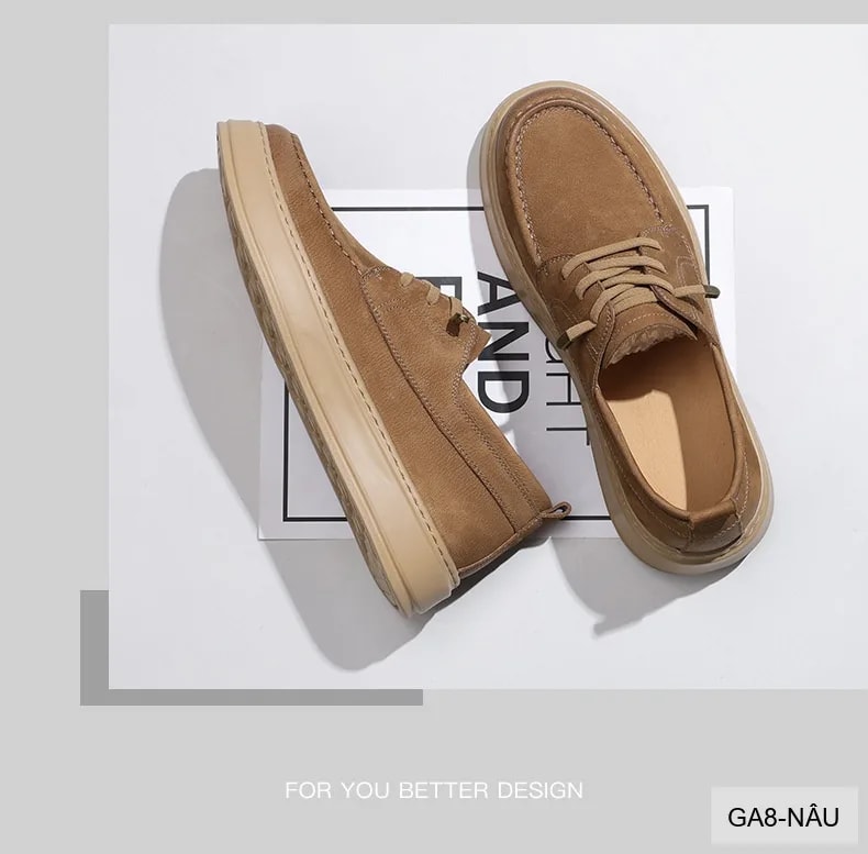 GA8 - Giày nam da thật Lin Sen, mẫu mới 2026, đi làm đi chơi, phong cách casual thanh lịch - ảnh 11