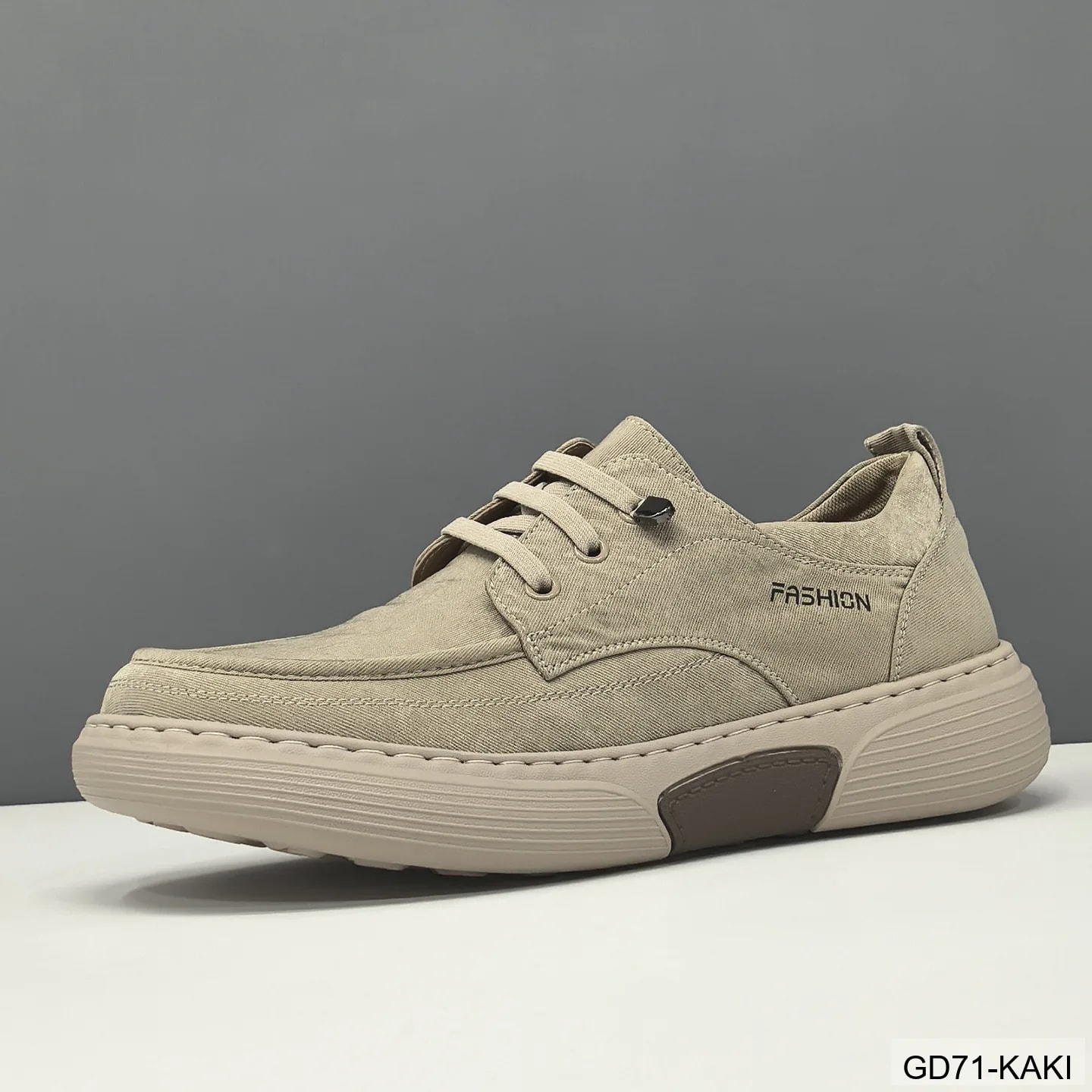 GD71 - Giày nam casual thoáng khí chất liệu lụa băng, đế cao su êm ái, phong cách châu Âu trẻ trung - ảnh 3