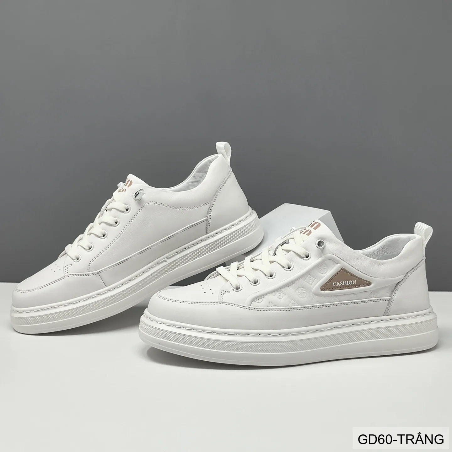 GD60 - Giày lười nam da bò cao cấp đế mềm phong cách Hàn Quốc - ảnh 4