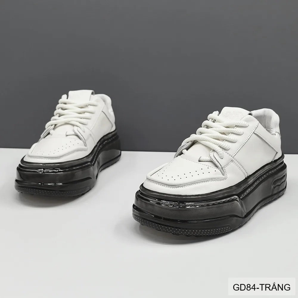 GD84 - Giày nam da bò thật đế dày kiểu dad shoes thời trang, thoáng khí, tăng chiều cao - ảnh 5