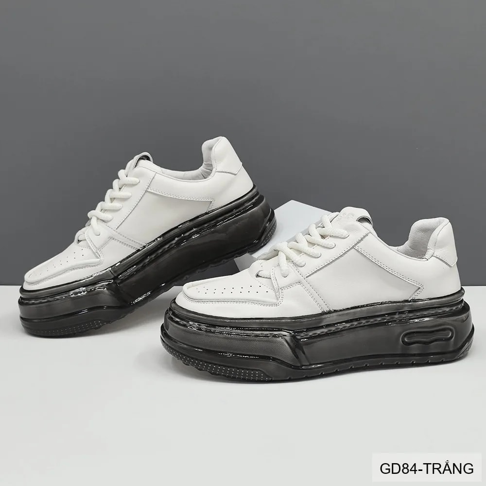 GD84 - Giày nam da bò thật đế dày kiểu dad shoes thời trang, thoáng khí, tăng chiều cao - ảnh 4