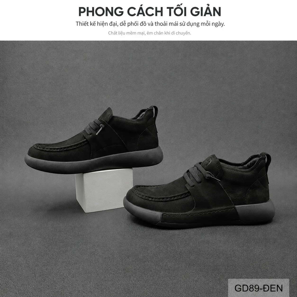 GD89 - Giày nam cao cổ lót nhung giữ ấm, da thật phong cách Anh, phối đồ dễ dàng mùa đông - ảnh 7