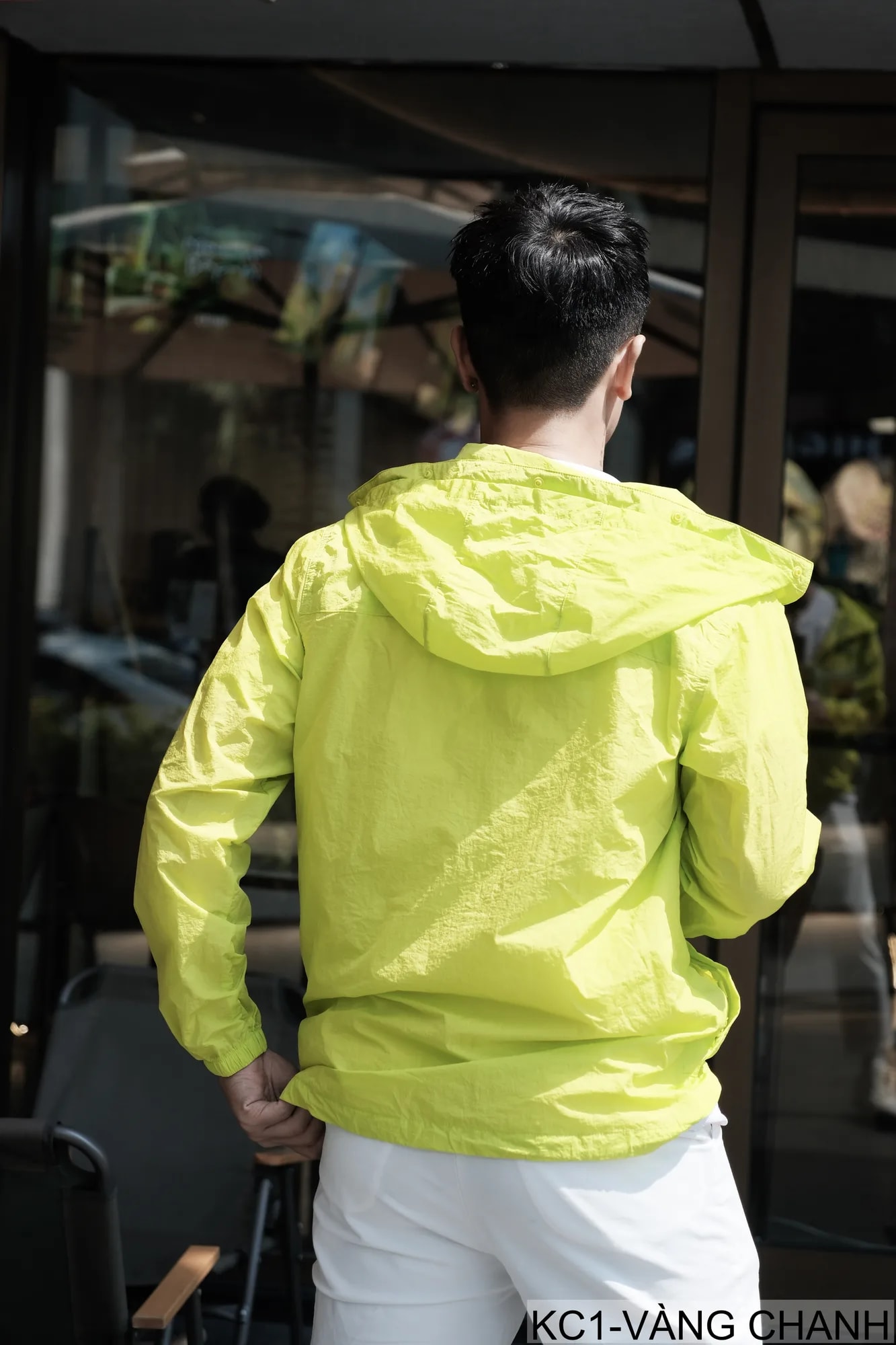KC1 - Áo khoác chống nắng nam nữ UPF50+ siêu mỏng, thoáng khí, dáng rộng, có mũ trùm đầu - ảnh 4