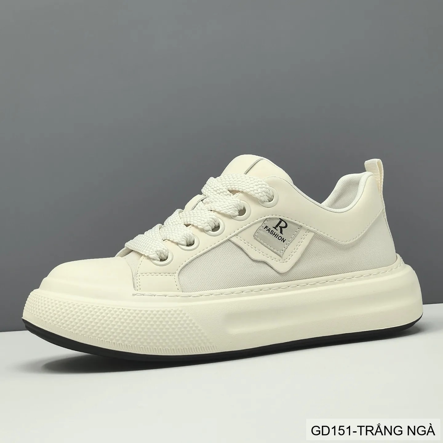 GD151 - Giày nam casual đế xuồng tăng chiều cao, thoáng khí phong cách châu Âu - ảnh 3