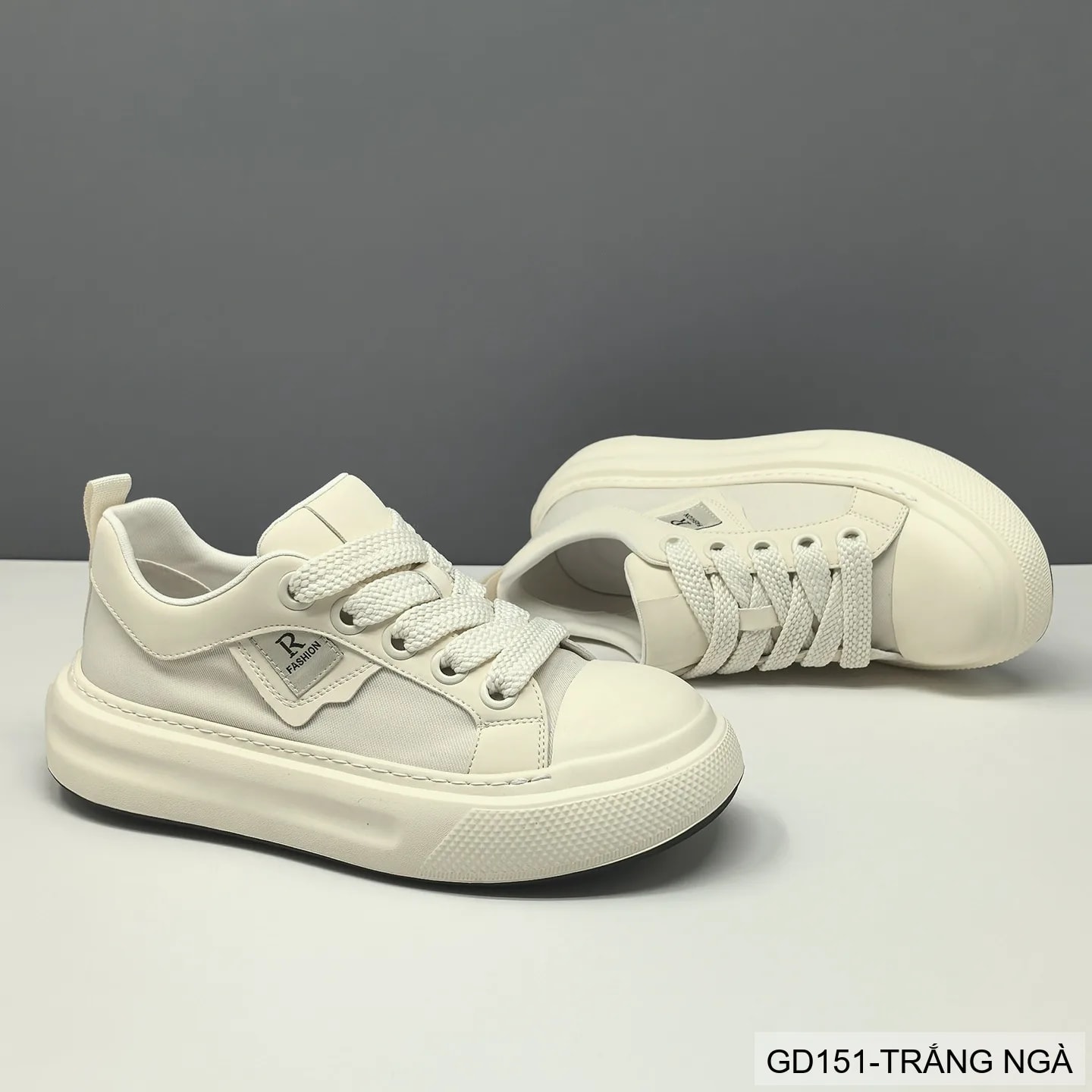GD151 - Giày nam casual đế xuồng tăng chiều cao, thoáng khí phong cách châu Âu - ảnh 5