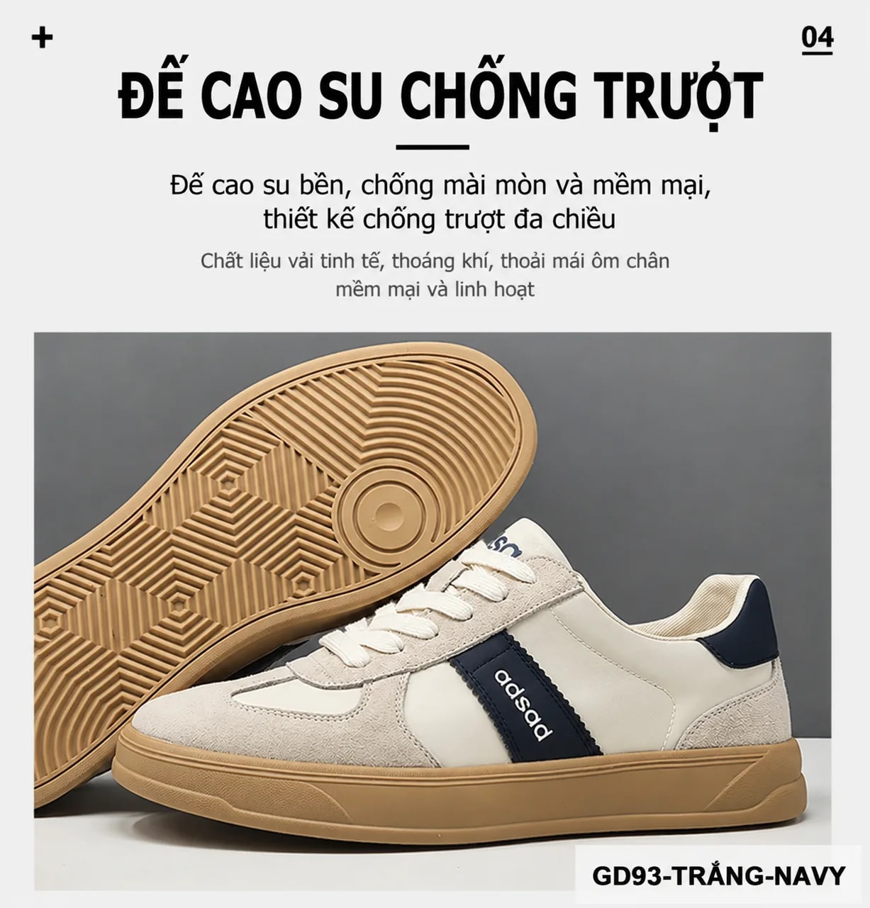 GD93 - Giày nam casual phối màu block, chất liệu da nubuck thoáng khí, phong cách Hàn Quốc trẻ trung - ảnh 8