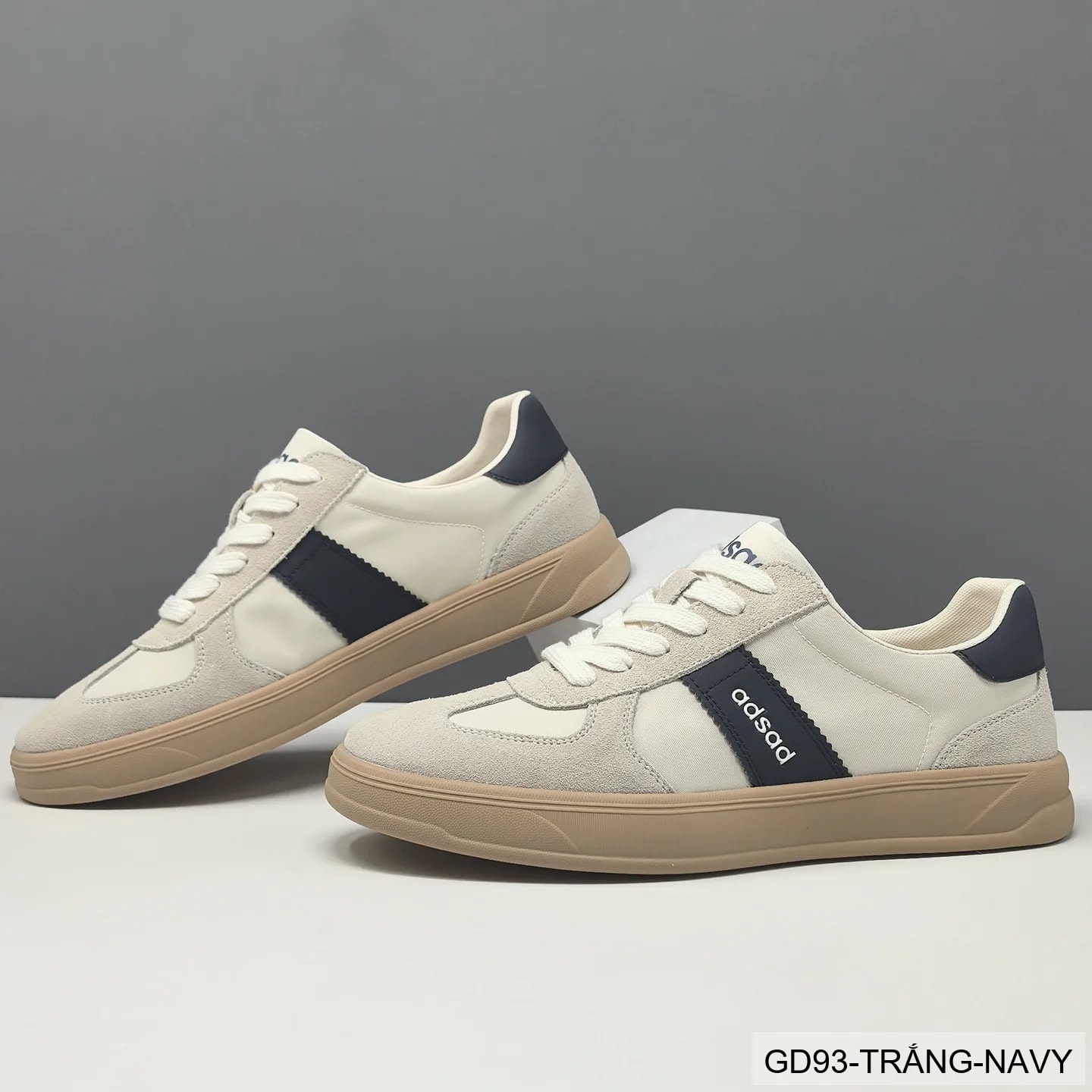 GD93 - Giày nam casual phối màu block, chất liệu da nubuck thoáng khí, phong cách Hàn Quốc trẻ trung - ảnh 4